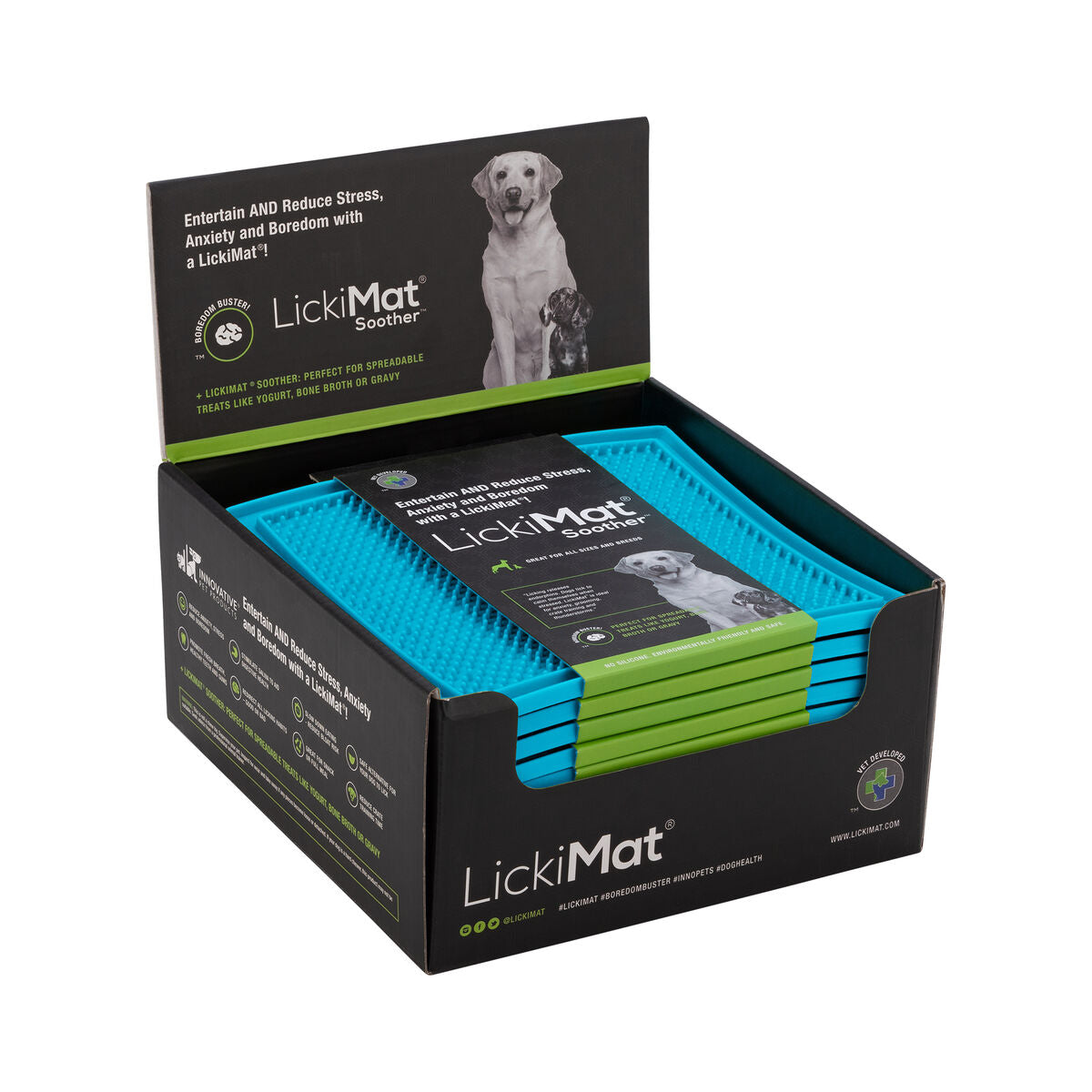 Dog Feeder Lickimat Turquoise TPR-1