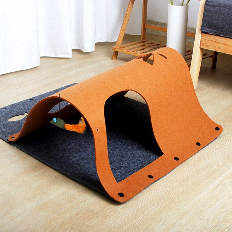 Pet Cat Tunnel Toys DIY Combination Pet Cat Kitty Training Interactive Fun Toy For Cats Rabbit Animal Play Tunnel Tubes-4